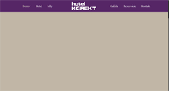 Desktop Screenshot of hotelkorekt.sk