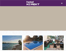 Tablet Screenshot of hotelkorekt.sk